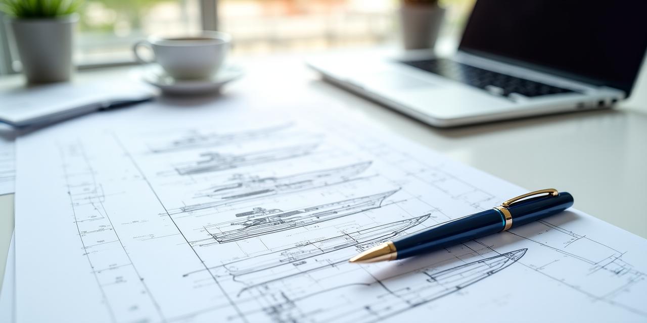 Ufficio tecnico di Nautica Gilda con progetti nautici e documentazione riservata